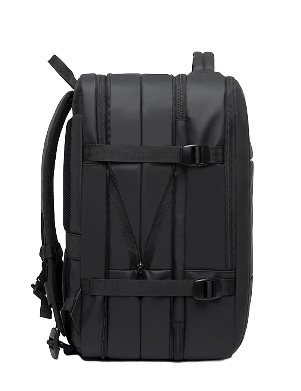 Expandable travel backpack 37L to 45L capacity
Waterproof business travel backpack design
Travel backpack with 180 degree opening
Expandable backpack showing 37L and 45L sizes
USB charging port travel backpack
Anti theft backpack with hidden pocket
Breathable padded back travel backpack
Carry on travel backpack on suitcase handle
