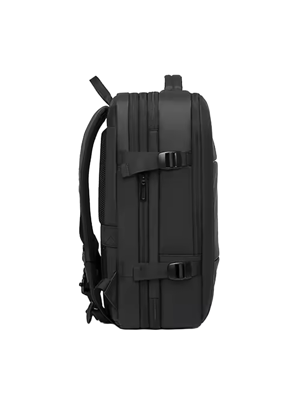 Black backpack, tactical, expandable, 37L, outdoor